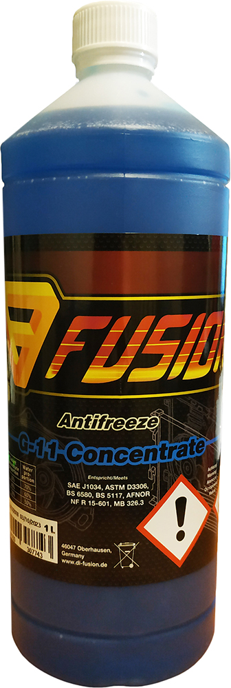 Охолоджувальна рідина FUSION G11, концентрат, синій, 1 л (F80G11/1)